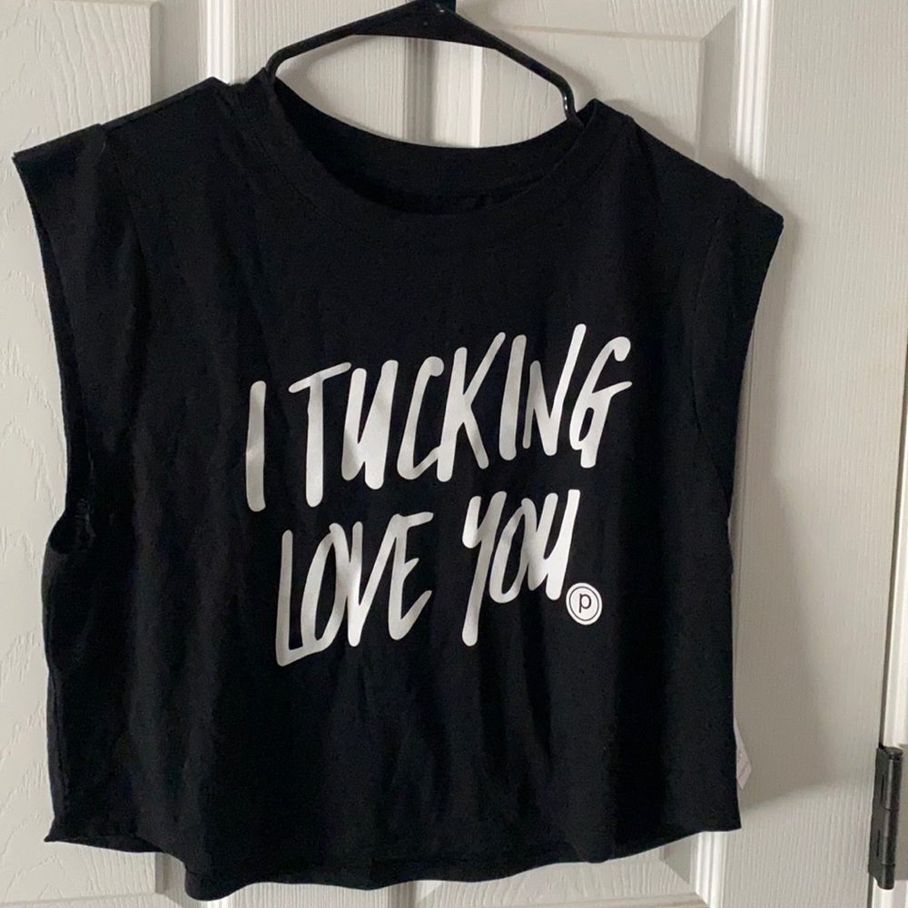 Pure barre crop tank